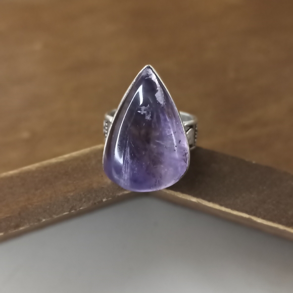 Hand Crafted Jewelry - ⚡3 for $24⚡ Brazilian Sage Amethyst ring, sz 7